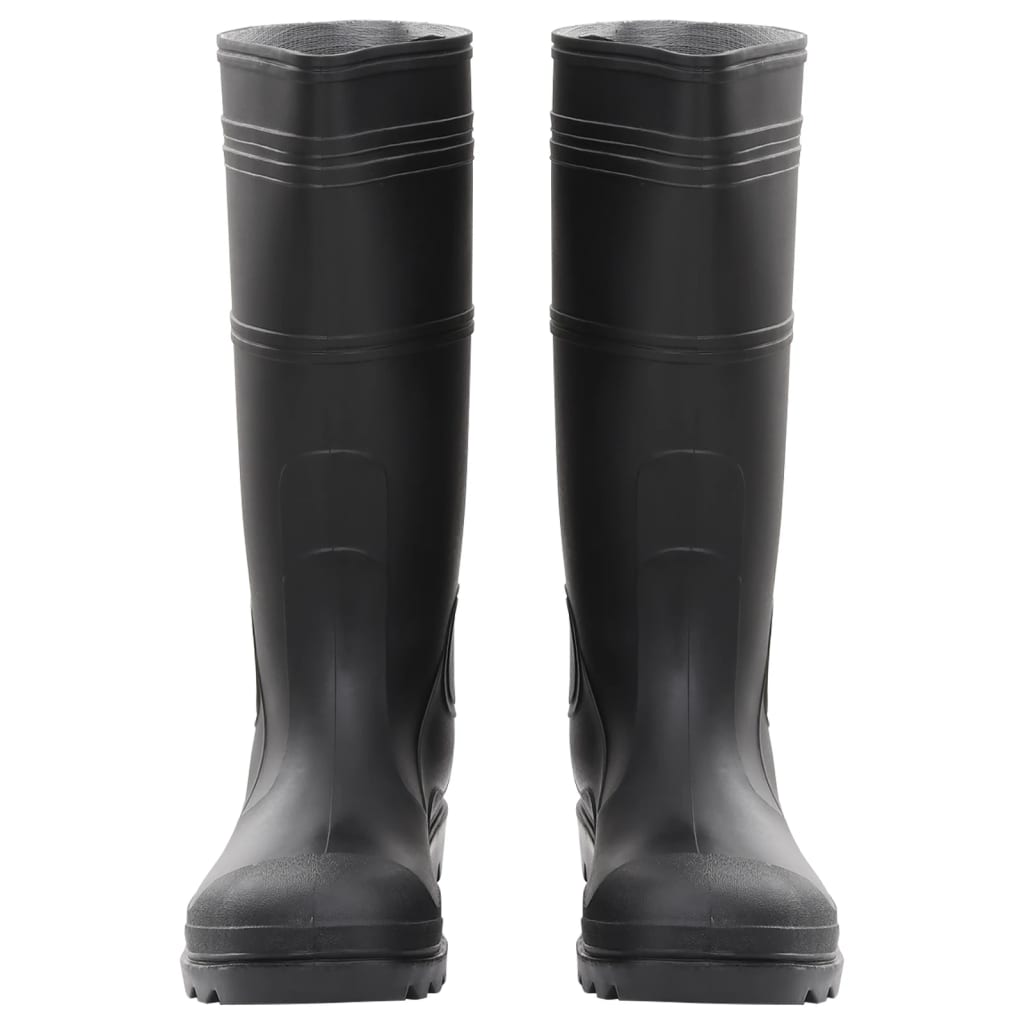 Vidaxl regenlaarzen maat 45 pvc zwart