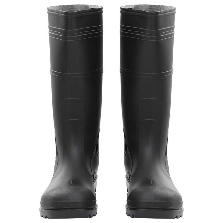 Vidaxl regenlaarzen maat 46 pvc zwart