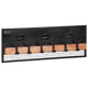 Vidaxl wandkapstok 90x11x30 cm massief mangohout mango