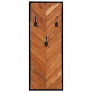 Vidaxl kapstokken 2 st 35x1x90 cm massief acaciahout - afbeelding 3