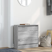 Vidaxl schoenenkast 60x21x57 cm bewerkt hout grijs sonoma eikenkleurig - afbeelding 3