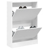 Vidaxl schoenenkast 60x21x87,5 cm bewerkt hout wit