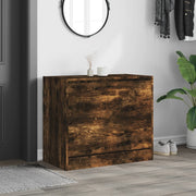 Vidaxl schoenenkast 80x42x69 cm bewerkt hout gerookt eikenkleurig - afbeelding 3