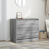 Vidaxl schoenenkast 80x42x69 cm bewerkt hout grijs sonoma eikenkleurig