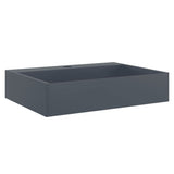 Vidaxl wastafel 50x38x11 cm mineraal gegoten marmer gegoten antraciet - afbeelding 2
