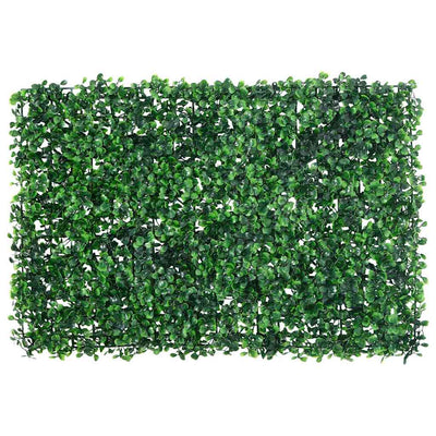 Vidaxl hek met kunstheester 6 st 40x60 cm groen