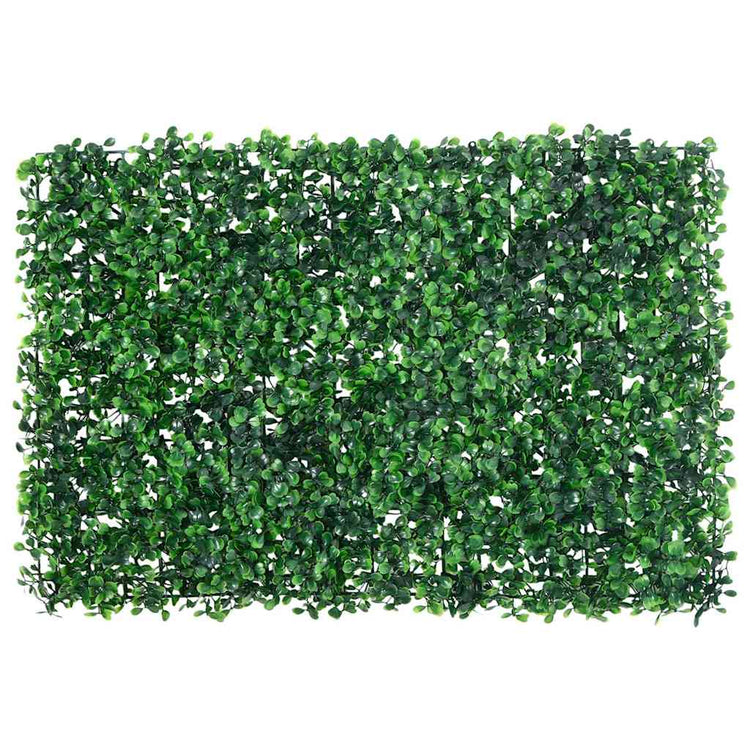 Vidaxl hek met kunstheester 6 st 40x60 cm groen