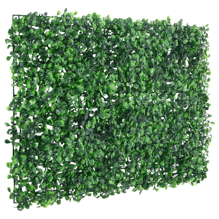 Vidaxl hek met kunstheester 6 st 40x60 cm groen