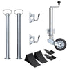 Vidaxl neuswiel met 2 staanders en 2 spanklemmen 60 mm