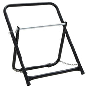 Vidaxl slanghaspelwagen 48 cm 45 kg gepoedercoat staal zwart - afbeelding 1