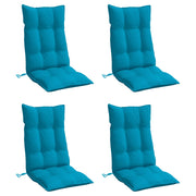 Vidaxl stoelkussens 4 st hoge rug oxford stof lichtblauw - afbeelding 3