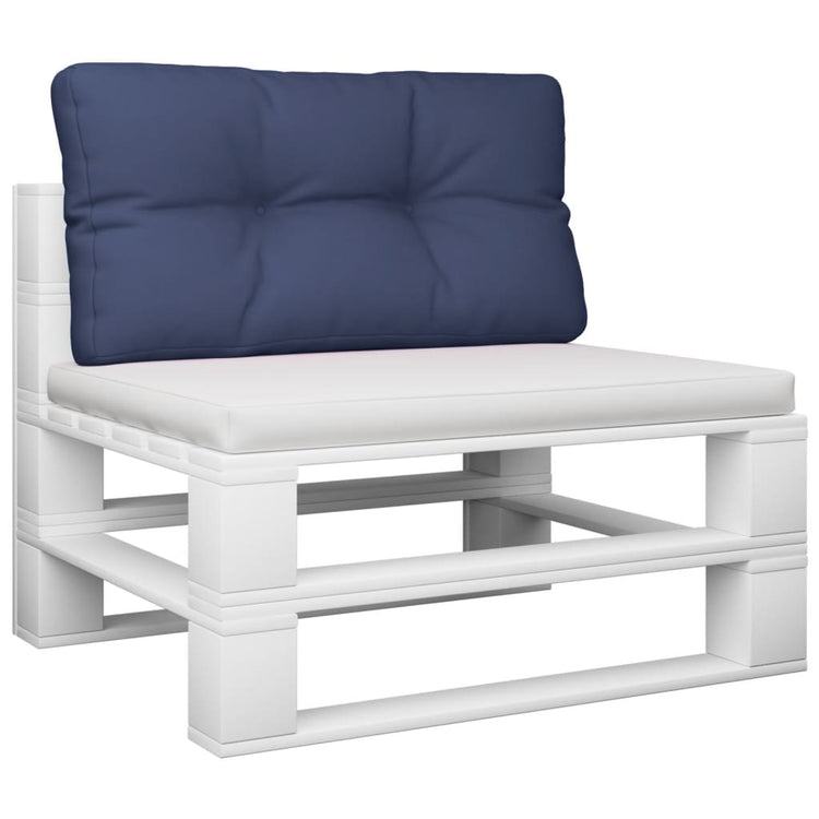 Vidaxl palletkussen 70x40x12 cm oxford stof marineblauw