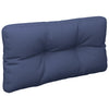 Vidaxl palletkussen 80x40x12 cm stof marineblauw