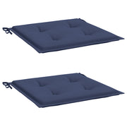 Vidaxl palletkussens 2 st 40x40x3 cm oxford stof marineblauw - afbeelding 3