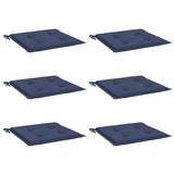 Vidaxl palletkussens 6 st 40x40x4 cm oxford stof marineblauw - afbeelding 3