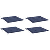 Vidaxl palletkussens 4 st 50x50x4 cm oxford stof marineblauw