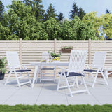 Vidaxl palletkussens 4 st 50x50x4 cm oxford stof marineblauw - afbeelding 1