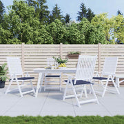 Vidaxl palletkussens 4 st 50x50x4 cm oxford stof marineblauw - afbeelding 1