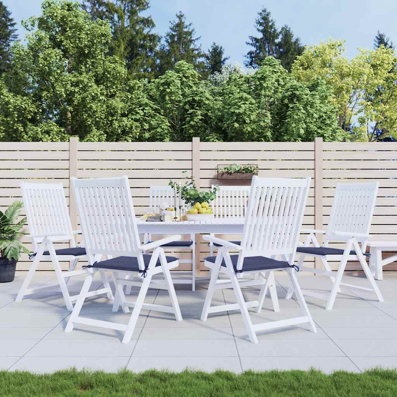 Vidaxl palletkussens 6 st 50x50x4 cm oxford stof marineblauw