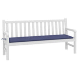Vidaxl tuinbankkussen 180x50x3 cm oxford stof marineblauw - afbeelding 3