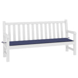 Vidaxl tuinbankkussen 200x50x3 cm oxford stof marineblauw - afbeelding 3