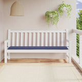 Vidaxl tuinbankkussen 200x50x3 cm oxford stof marineblauw - afbeelding 1