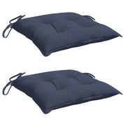Vidaxl stoelkussens 2 st 40x40x7 cm oxford stof marineblauw - afbeelding 3