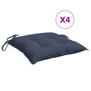 Vidaxl stoelkussens 4 st 40x40x7 cm oxford stof marineblauw - afbeelding 2