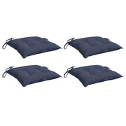 Vidaxl stoelkussens 4 st 40x40x7 cm oxford stof marineblauw - afbeelding 3