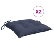Vidaxl stoelkussens 2 st 50x50x7 cm oxford stof marineblauw - afbeelding 2