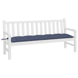 Vidaxl tuinbankkussen 180x50x7 cm oxford stof marineblauw - afbeelding 3