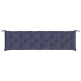 Vidaxl tuinbankkussen 200x50x7 cm oxford stof marineblauw - afbeelding 2