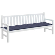 Vidaxl tuinbankkussen 200x50x7 cm oxford stof marineblauw - afbeelding 3