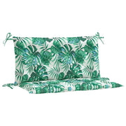 Vidaxl tuinbankkussens 2 st bladpatroon 100x50x7 cm oxford stof - afbeelding 2