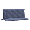 Vidaxl tuinbankkussens 2 st 120x50x7 cm oxford stof marineblauw