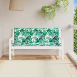 Vidaxl tuinbankkussens 2 st 150x50x7 cm oxford stof bladpatroon - afbeelding 1