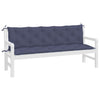 Vidaxl tuinbankkussens 2 st 180x50x7 cm oxford stof marineblauw