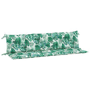 Vidaxl tuinbankkussens 2 st bladpatroon 200x50x7 cm oxford stof - afbeelding 2