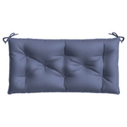 Vidaxl tuinbankkussen 110x50x7 cm oxford stof marineblauw - afbeelding 2