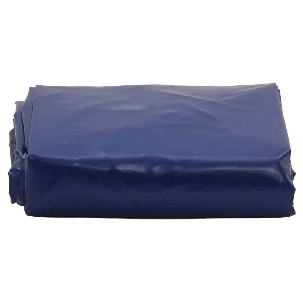 Vidaxl dekzeil 650 g m² 1x2,5 m blauw