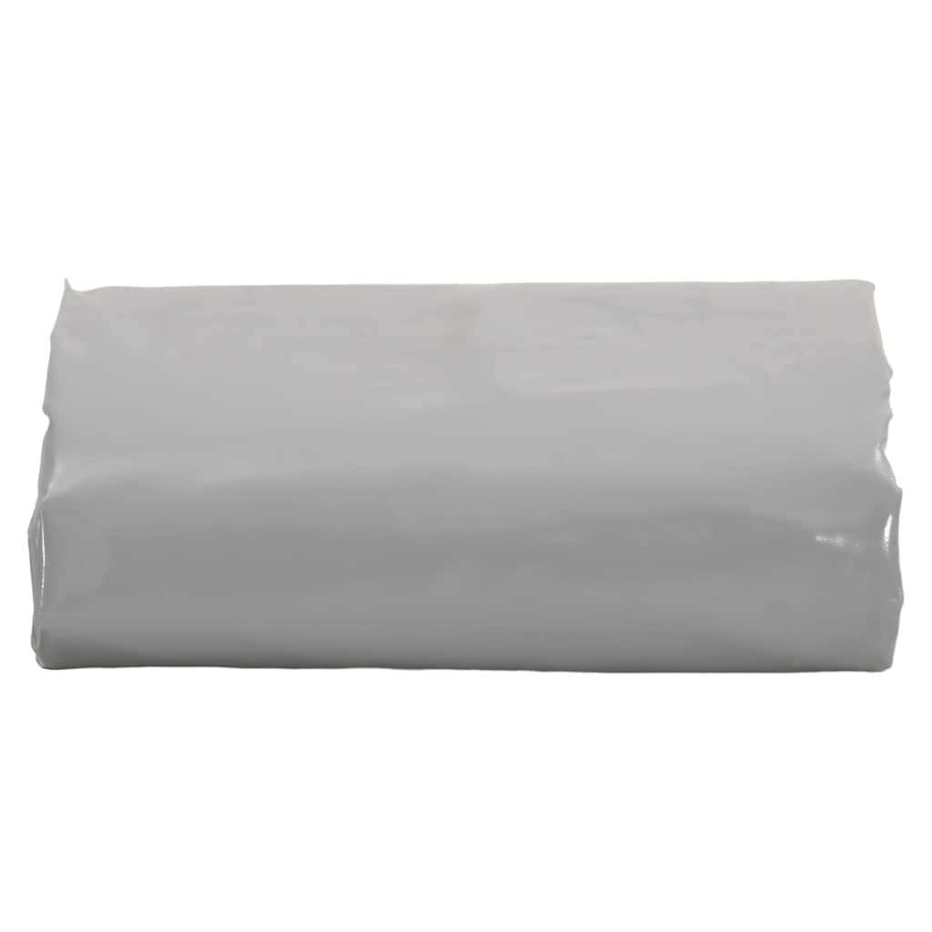 Vidaxl dekzeil 650 g m² 3x4 m grijs