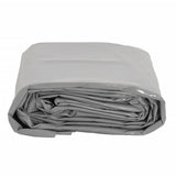 Vidaxl dekzeil 650 g m² 3,5x5 m grijs - afbeelding 3