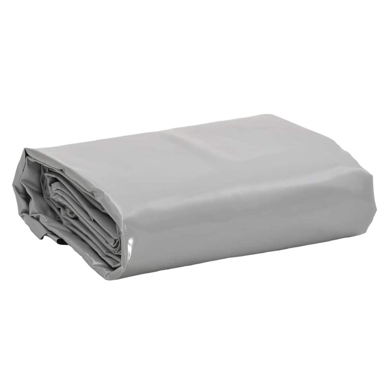 Vidaxl dekzeil 650 g m² 5x8 m grijs