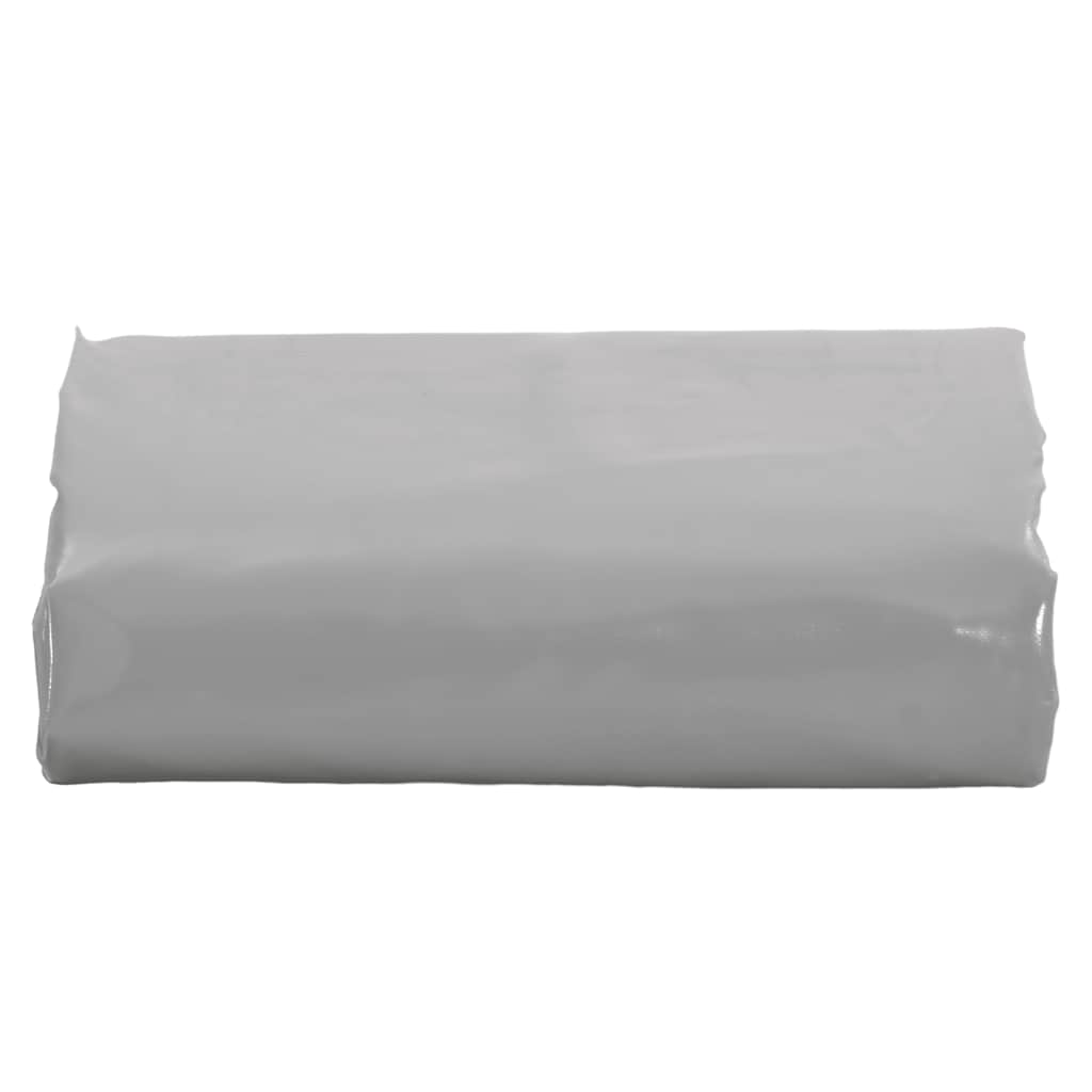 Vidaxl dekzeil 650 g m² 5x8 m grijs