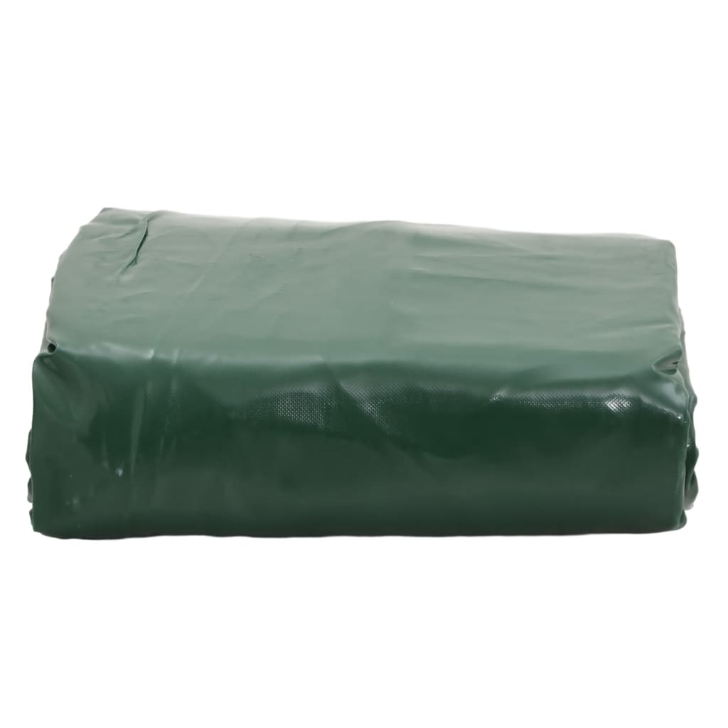 Vidaxl dekzeil 650 g m² 5x8 m groen