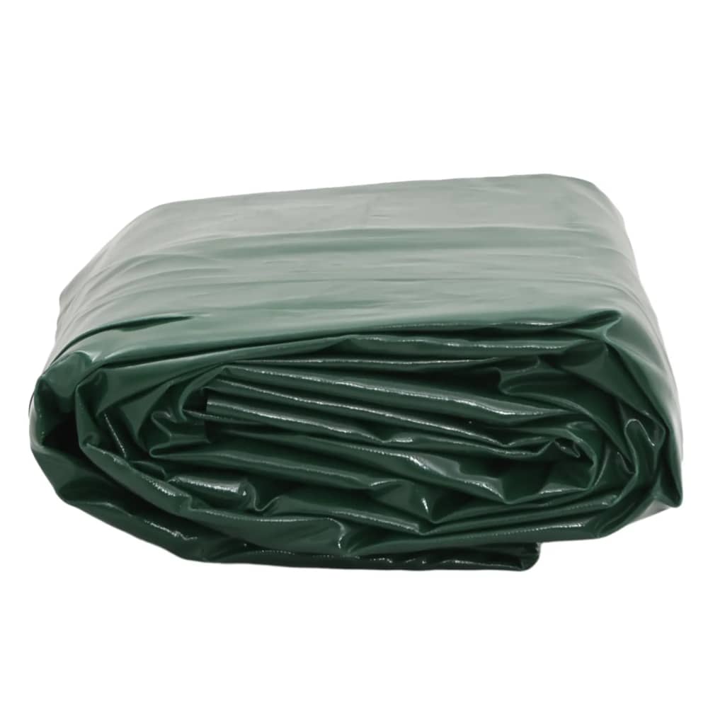 Vidaxl dekzeil 650 g m² 5x8 m groen