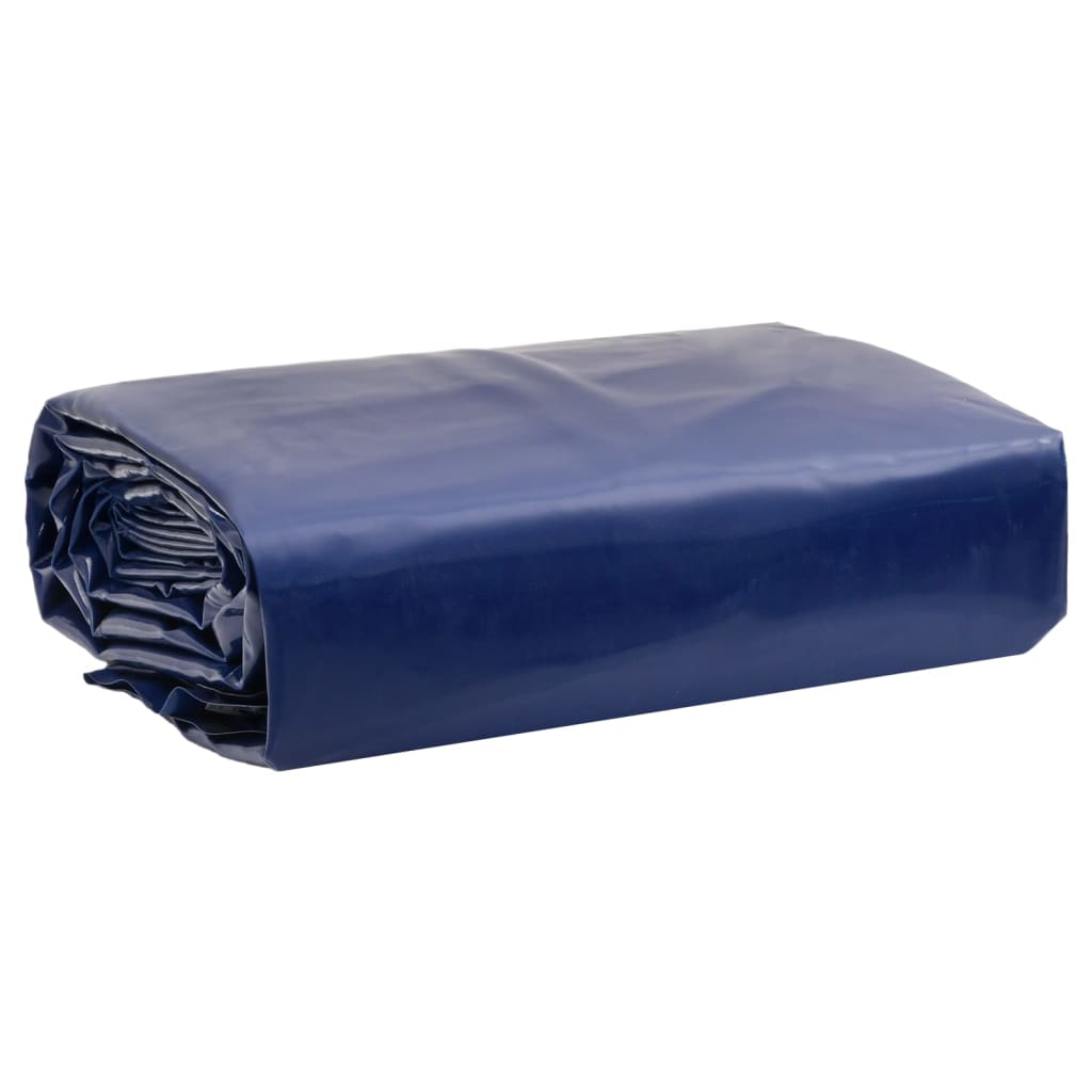 Vidaxl dekzeil 650 g m² 4x7 m blauw