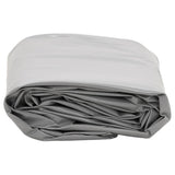 Vidaxl dekzeil 650 g m² ø 3 m grijs - afbeelding 3