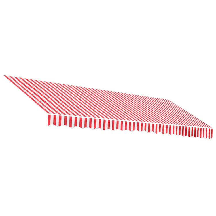 Vidaxl vervangingsdoek voor luifel 450x300 cm polyester rood en wit