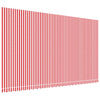 Vidaxl vervangingsdoek voor luifel 600x350 cm polyester rood en wit